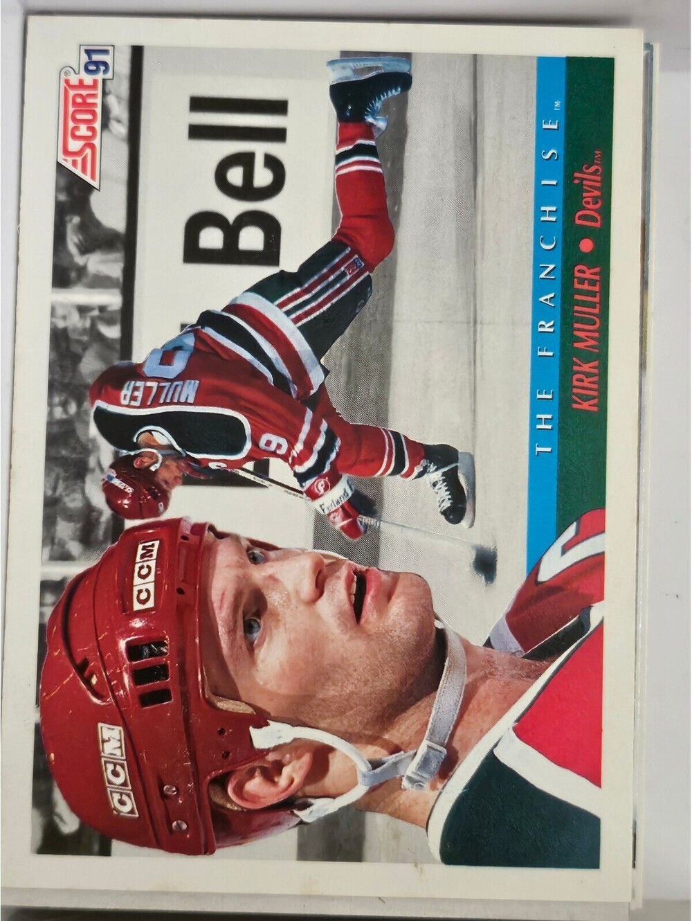 1991-92 Score American Devils Hockey Card #331 Kirk Muller FP - NHL Hockey